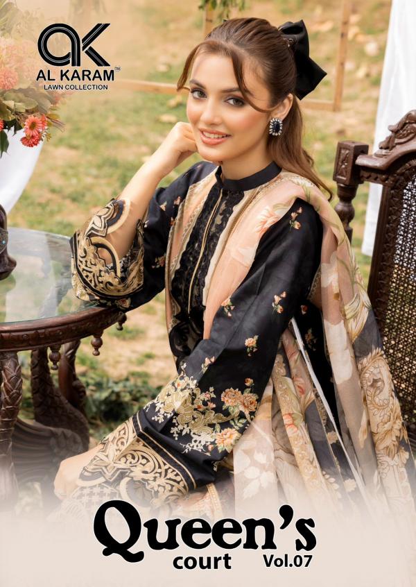 Alkaram Queen’s Court Vol-07 – Karachi Dress Material